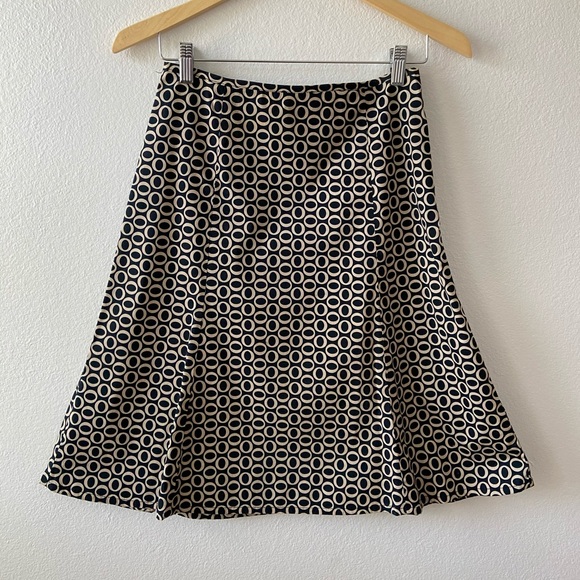 Black and Tan Gap A-Line Skirt - Picture 1 of 2